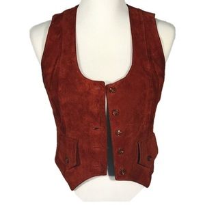 Karen Silton | Genuine Suede Vintage Vest